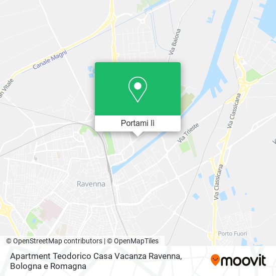 Mappa Apartment Teodorico Casa Vacanza Ravenna