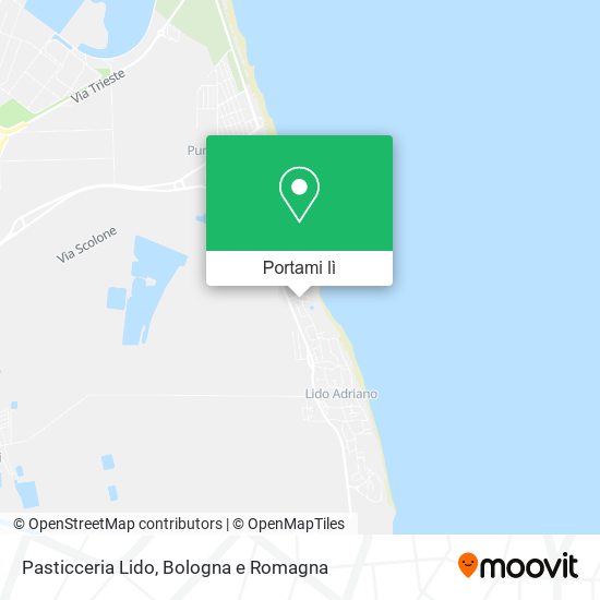 Mappa Pasticceria Lido