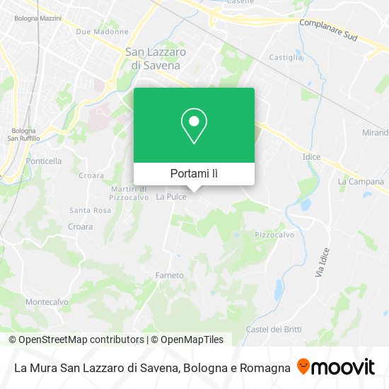 Mappa La Mura San Lazzaro di Savena