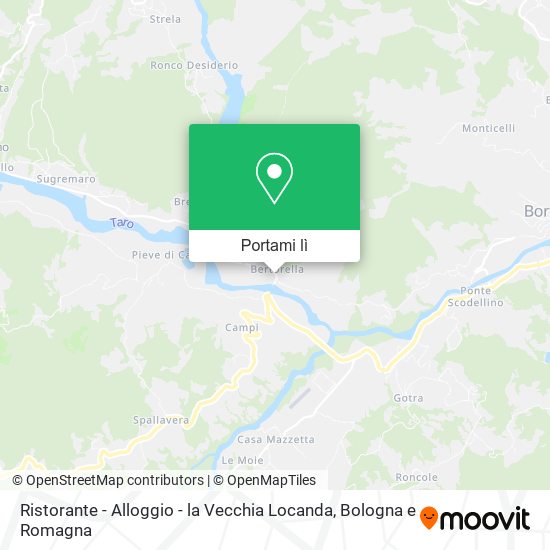 Mappa Ristorante - Alloggio - la Vecchia Locanda