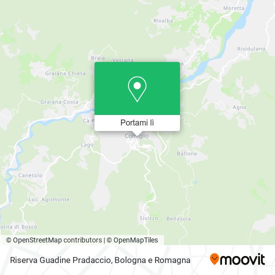 Mappa Riserva Guadine Pradaccio