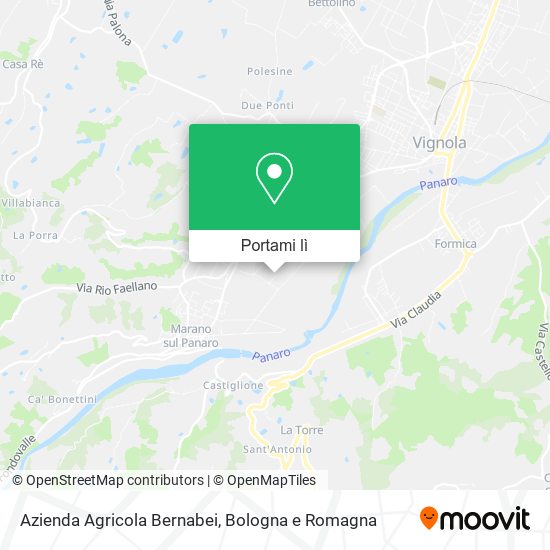 Mappa Azienda Agricola Bernabei