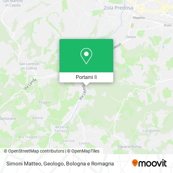 Mappa Simoni Matteo, Geologo