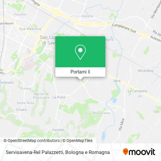 Mappa Servisavena-Rel Palazzetti