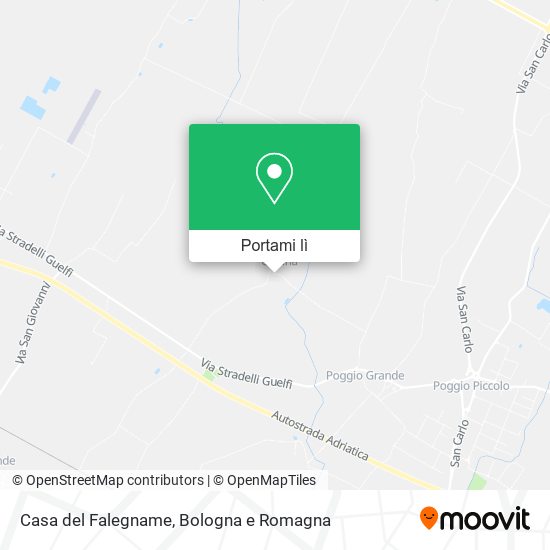 Mappa Casa del Falegname