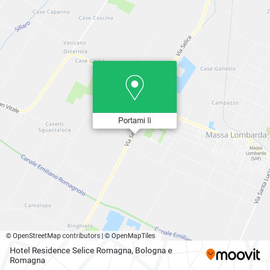 Mappa Hotel Residence Selice Romagna