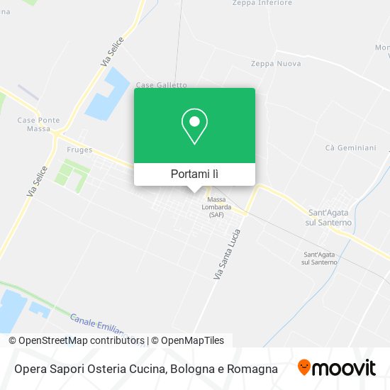 Mappa Opera Sapori Osteria Cucina
