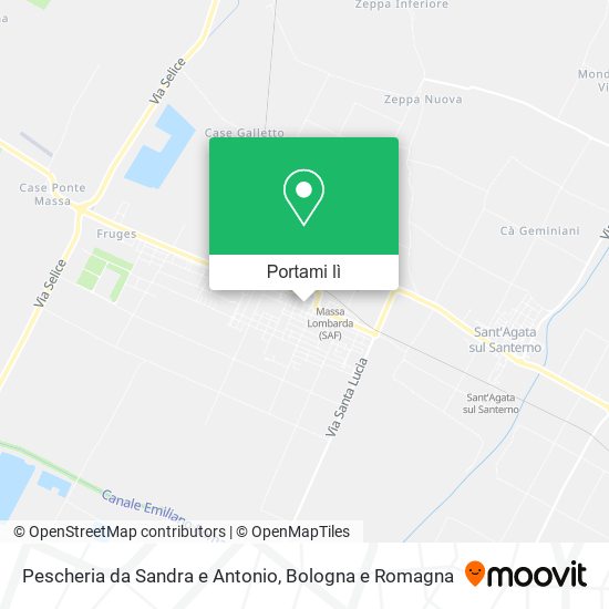Mappa Pescheria da Sandra e Antonio