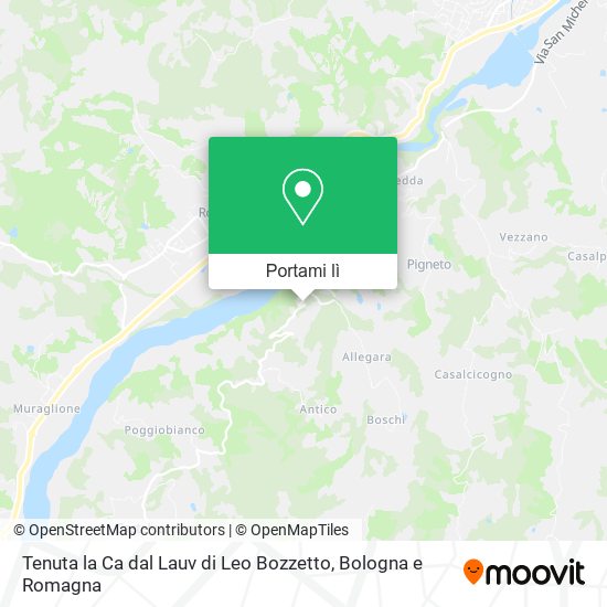 Mappa Tenuta la Ca dal Lauv di Leo Bozzetto