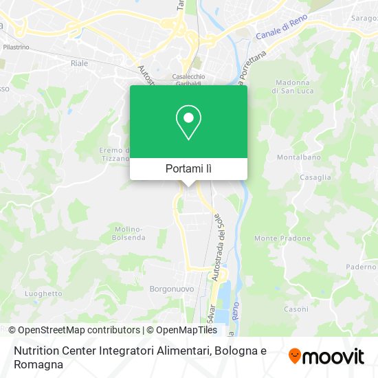 Mappa Nutrition Center Integratori Alimentari