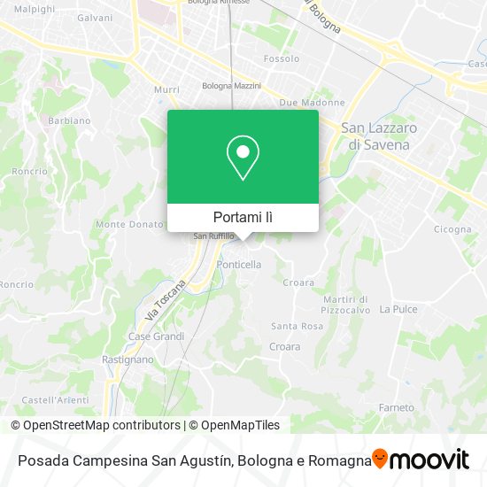 Mappa Posada Campesina San Agustín