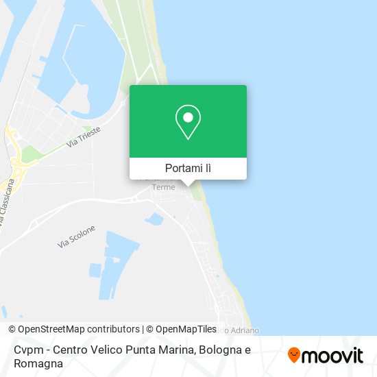 Mappa Cvpm - Centro Velico Punta Marina