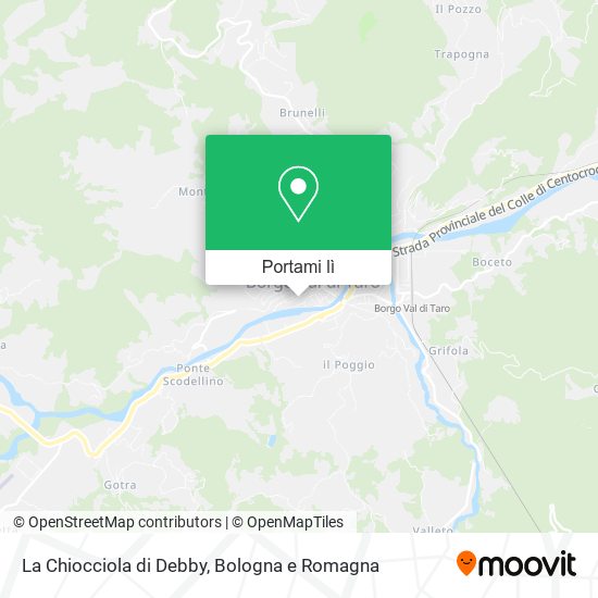 Mappa La Chiocciola di Debby