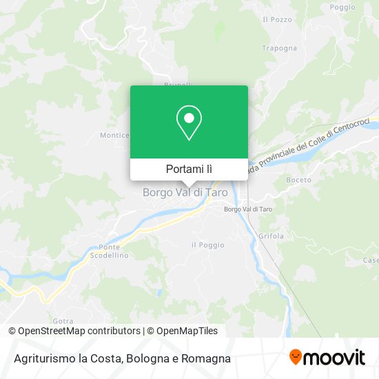 Mappa Agriturismo la Costa
