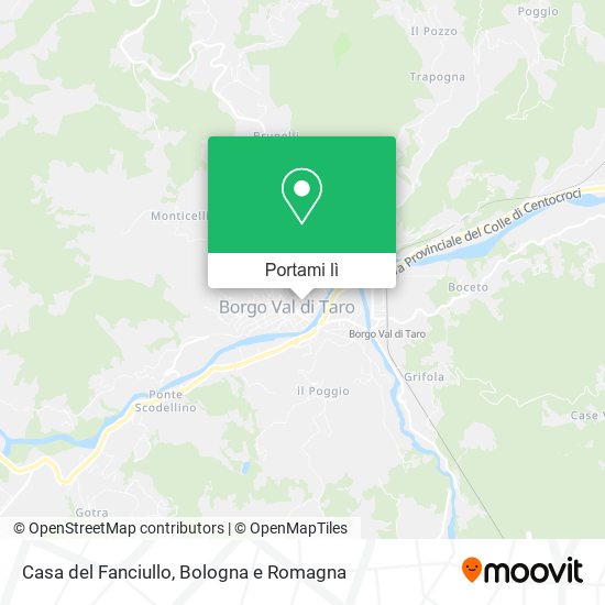 Mappa Casa del Fanciullo