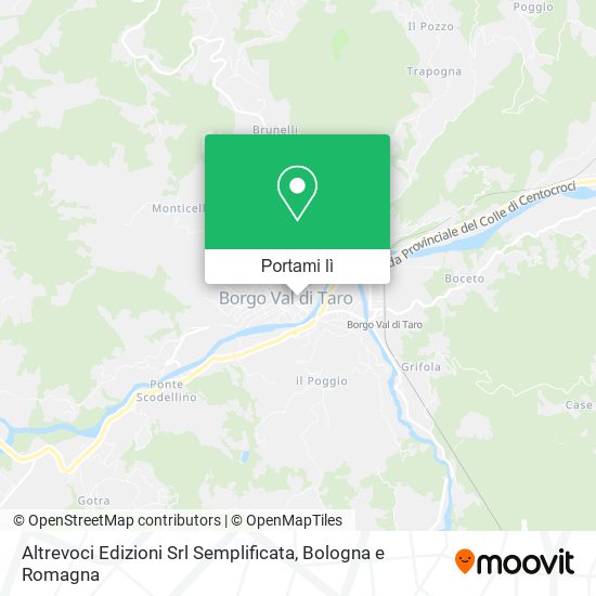 Mappa Altrevoci Edizioni Srl Semplificata