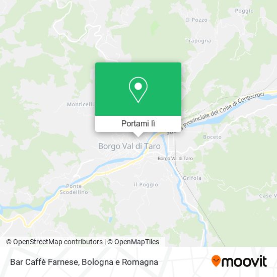 Mappa Bar Caffè Farnese