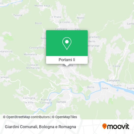 Mappa Giardini Comunali