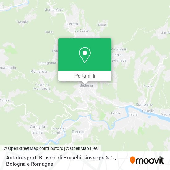 Mappa Autotrasporti Bruschi di Bruschi Giuseppe & C.