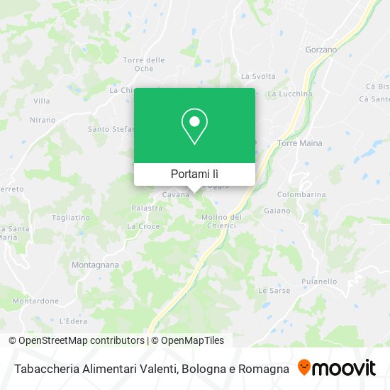 Mappa Tabaccheria Alimentari Valenti