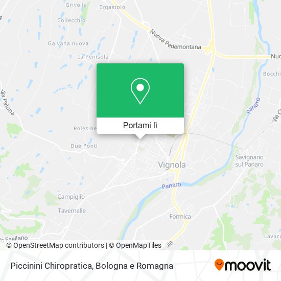 Mappa Piccinini Chiropratica