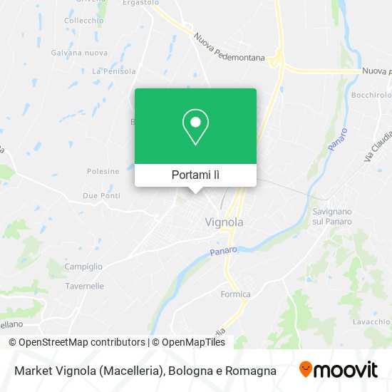 Mappa Market Vignola (Macelleria)