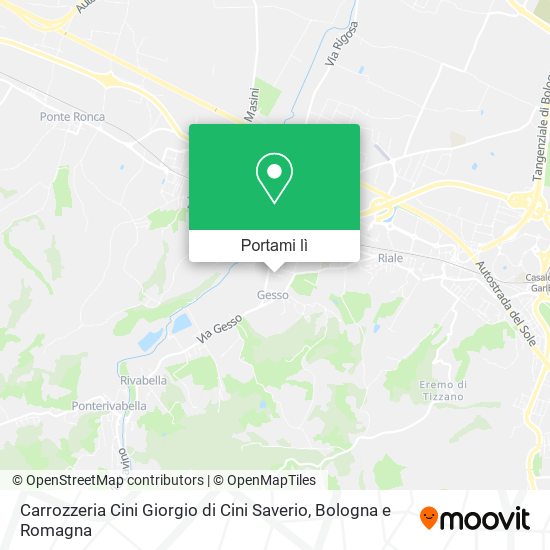 Mappa Carrozzeria Cini Giorgio di Cini Saverio
