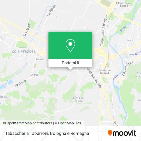 Mappa Tabaccheria Tabarroni