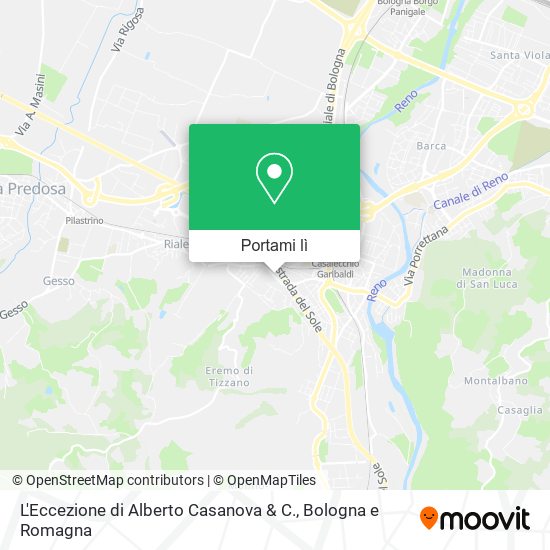 Mappa L'Eccezione di Alberto Casanova & C.