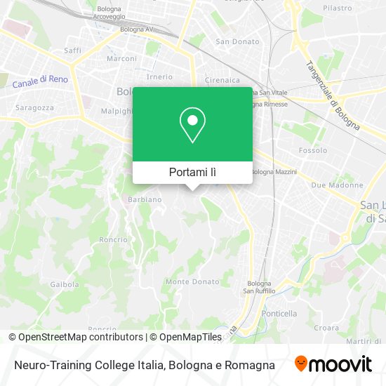 Mappa Neuro-Training College Italia