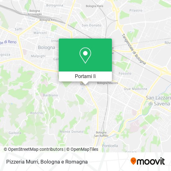 Mappa Pizzeria Murri