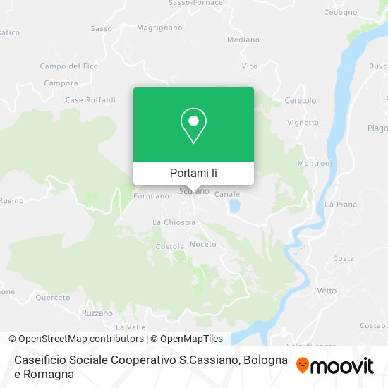 Mappa Caseificio Sociale Cooperativo S.Cassiano