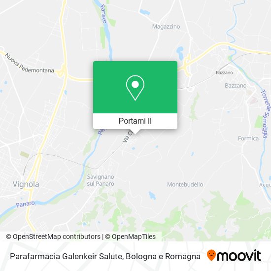 Mappa Parafarmacia Galenkeir Salute