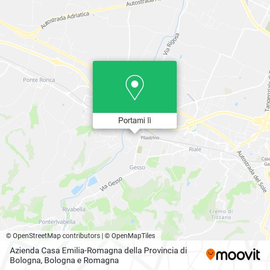 Mappa Azienda Casa Emilia-Romagna della Provincia di Bologna