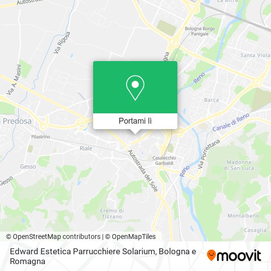 Mappa Edward Estetica Parrucchiere Solarium