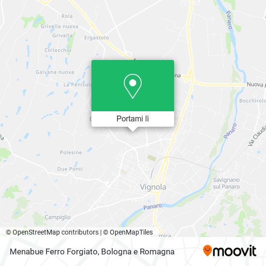 Mappa Menabue Ferro Forgiato