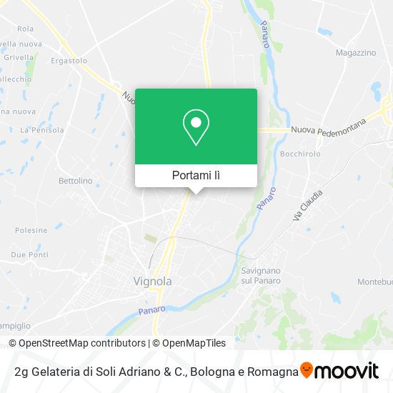 Mappa 2g Gelateria di Soli Adriano & C.