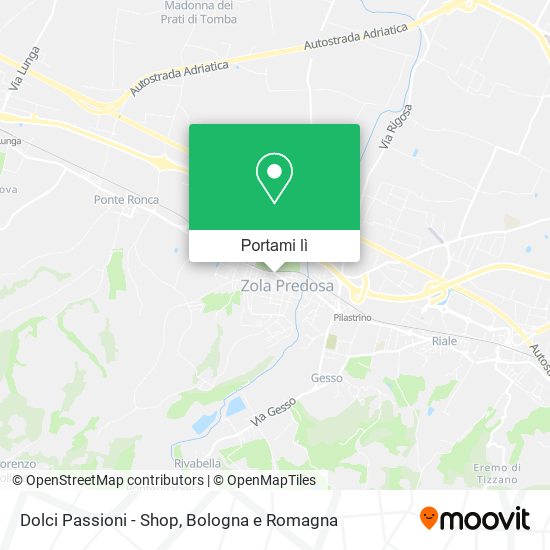 Mappa Dolci Passioni - Shop