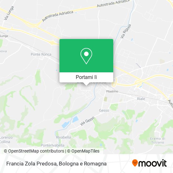 Mappa Francia Zola Predosa