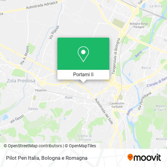 Mappa Pilot Pen Italia