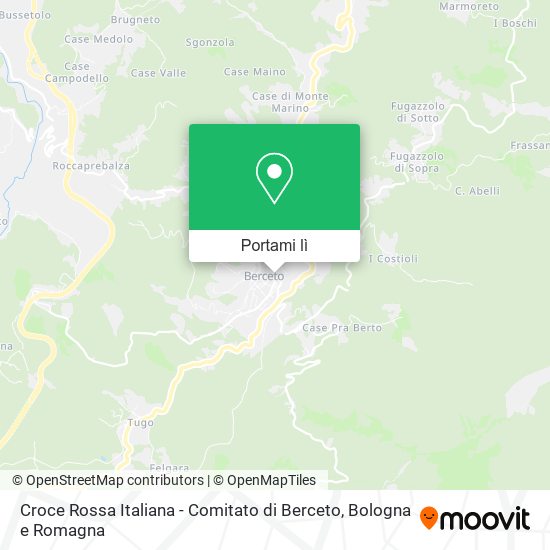 Mappa Croce Rossa Italiana - Comitato di Berceto