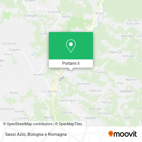 Mappa Sassi Azio