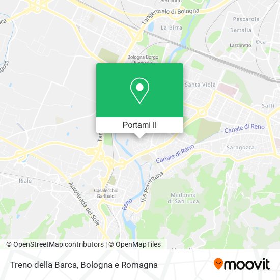 Mappa Treno della Barca