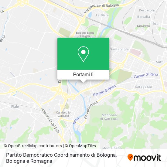 Mappa Partito Democratico Coordinamento di Bologna