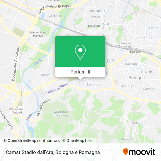Mappa Camst Stadio dall'Ara