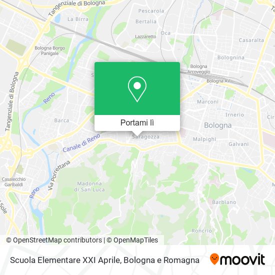 Mappa Scuola Elementare XXI Aprile