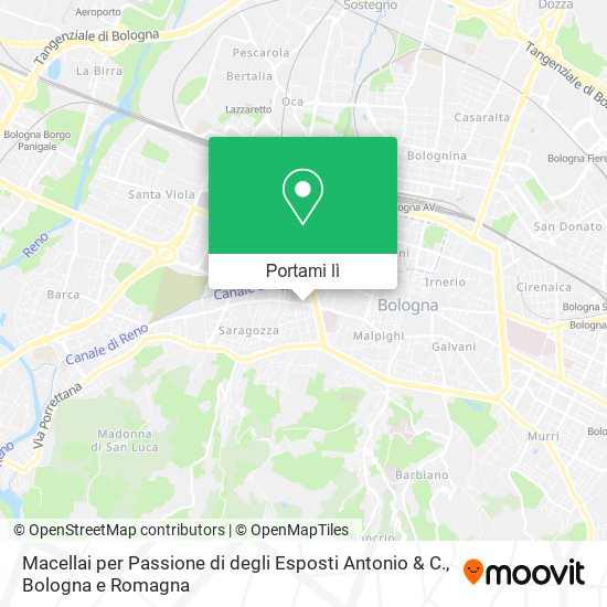 Mappa Macellai per Passione di degli Esposti Antonio & C.