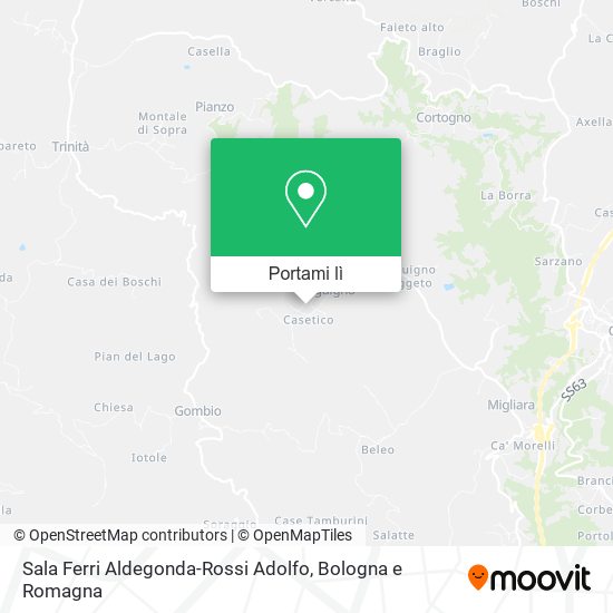 Mappa Sala Ferri Aldegonda-Rossi Adolfo