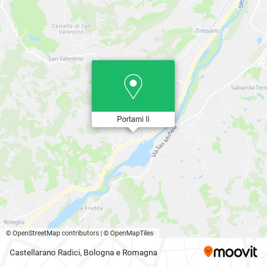 Mappa Castellarano Radici