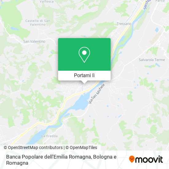 Mappa Banca Popolare dell'Emilia Romagna